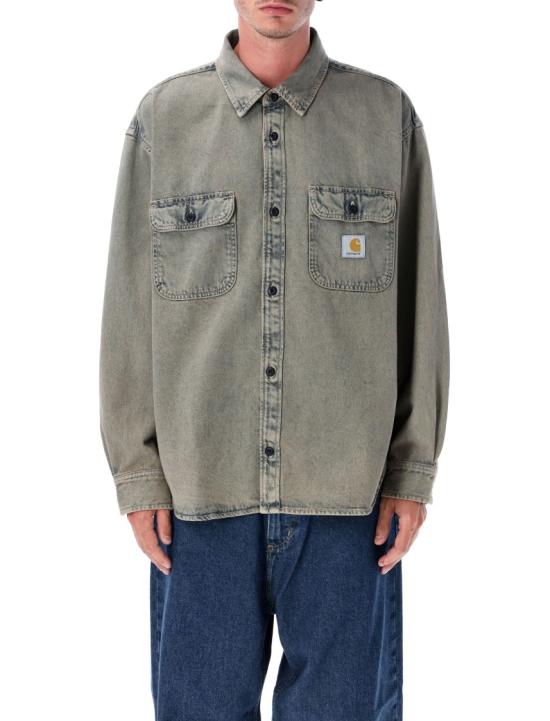 25FW 칼하트 WIP 데님 셔츠 I035821 Grey