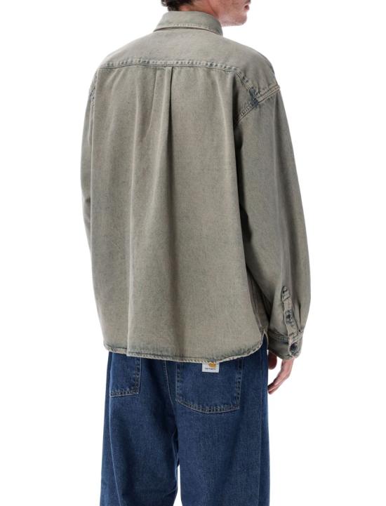 25FW 칼하트 WIP 데님 셔츠 I035821 Grey - CARHARTT WIP