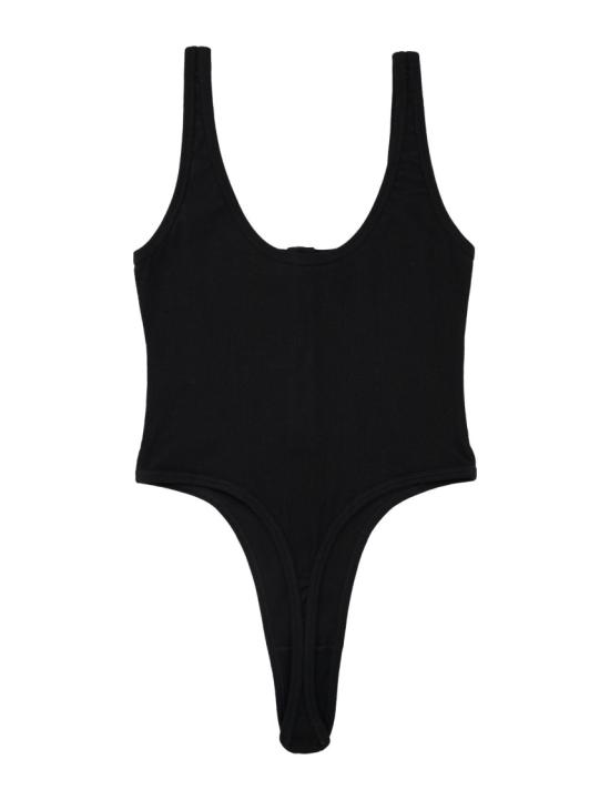 26SS 베르사체 바디수트 티셔츠 10196881A09551 Black - VERSACE