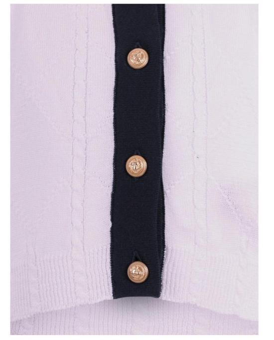 26SS [키즈] 발망 트레이닝 상의 BY9A32 X0018 100BL White - BALMAIN