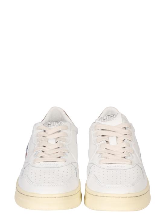 26FW 오트리 메달리스트 로우 레더 스니커즈 AULW LL06 WHITE - AUTRY