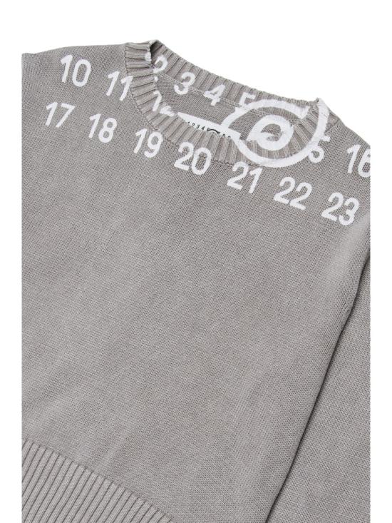 26SS [키즈] MM6 메종마르지엘라 니트/스웻셔츠 M61027K MM07WM6907 BROWN - MM6 MAISON MARGIELA