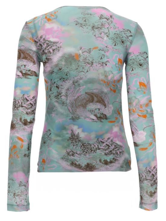 26SS 오프화이트 긴팔 티셔츠 2AD282 S26JER001W960 MULTICOLOUR - OFF WHITE