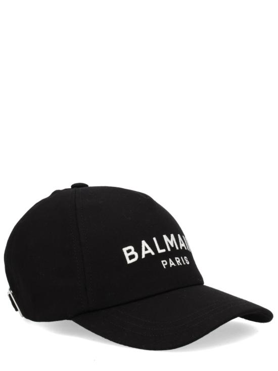 26SS 발망 모자 GH1XA015CB24 EAB BLACK - BALMAIN