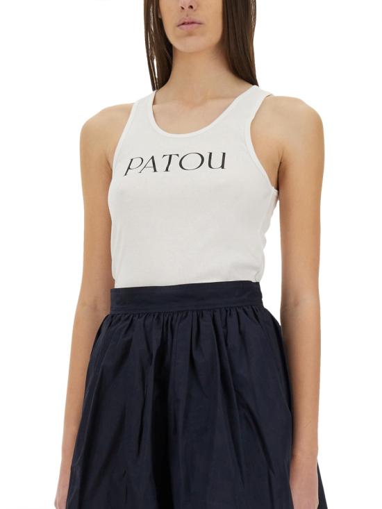 26SS 파투 민소매 티셔츠 JE015 9994001W WHITE - PATOU