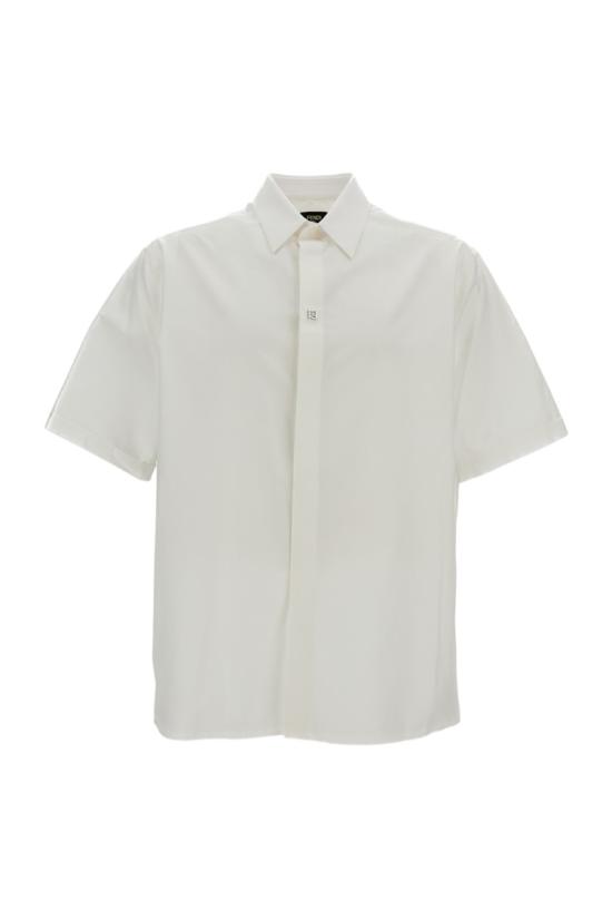 26SS 펜디 반팔 셔츠 FS0795 AVDL F0QA0 WHITE DOM