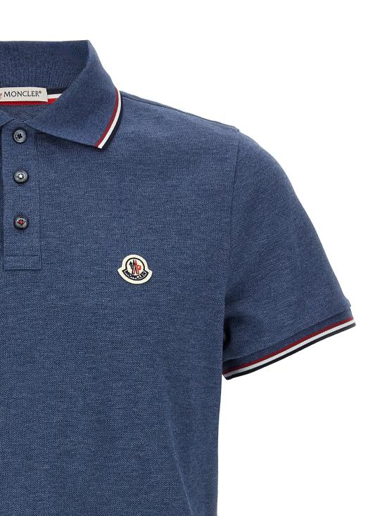 26SS 몽클레어 폴로 티셔츠 L10918A7030084556 794 BLU - MONCLER
