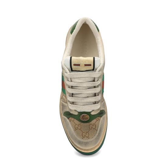 26SS 구찌 스크리너 레더 스니커즈 5704439Y920 9666 - GUCCI