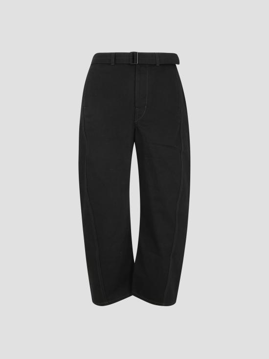 26SS 르메르 트위스트 벨티드 팬츠 PA326LD1055 BK999 BLACK