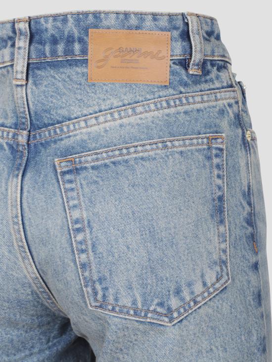 26SS 가니 스트레이트 팬츠 A1100101 567 MID BLUE VINTAGE - GANNI