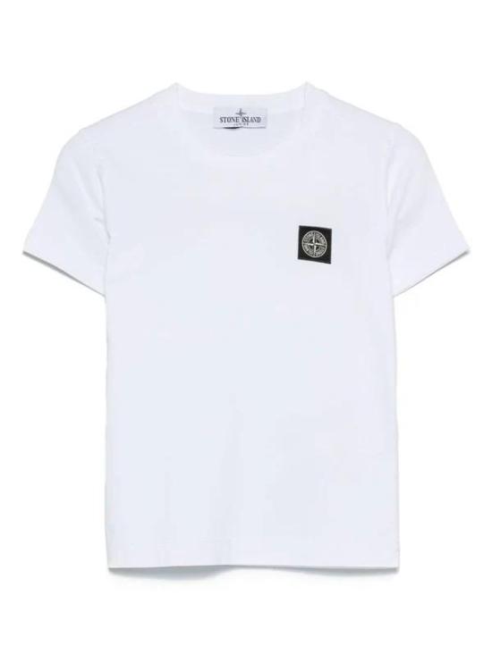 26SS [키즈] 스톤 아일랜드 티셔츠 L1S162100002S0047 V0001 WHITE