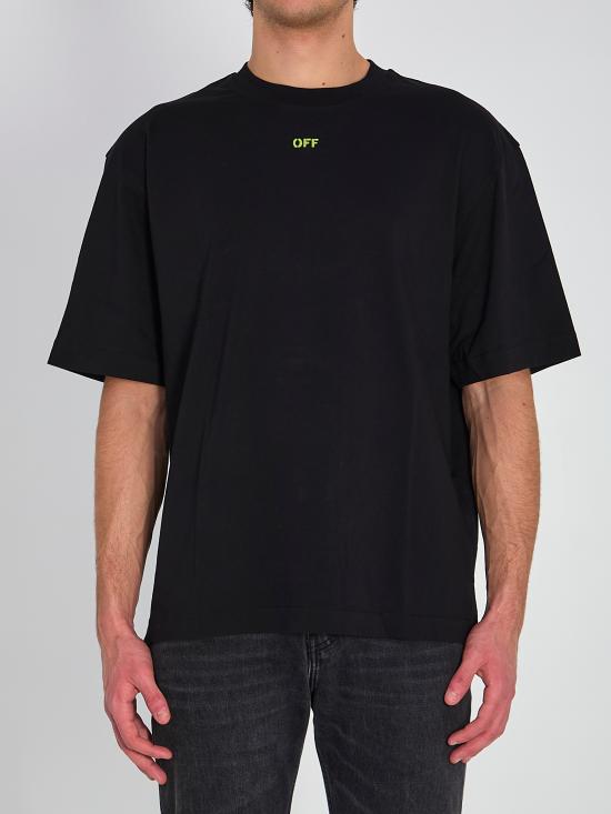 26SS 오프화이트 반팔 티셔츠 OMAA120S26 BLACK