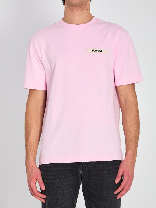 26SS 자크뮈스 그로그랭 로고 티셔츠 TSM00133A PINK