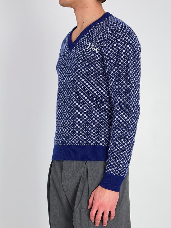 26SS 디올 스웨터 683M628 BLUE - DIOR