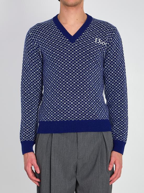 26SS 디올 스웨터 683M628 BLUE
