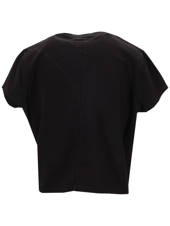 26FW 릭 오웬스 반팔 티셔츠 DS02E7207RN 09 BLACK - RICK OWENS