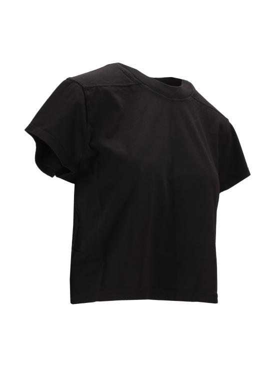 26FW 릭 오웬스 반팔 티셔츠 DS02E7207RN 09 BLACK - RICK OWENS