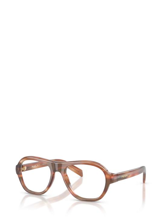 26FW 프라다 안경 PR C12V 24G1O1 STRIPED OAK - PRADA