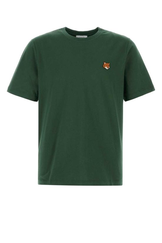 26SS 메종키츠네 폭스 헤드 레귤러 티셔츠 PM00107KJ7026 P399 Green