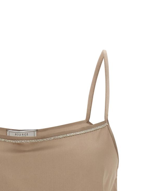 26SS 페세리코 민소매 티셔츠 A08921D02372149 Brown - PESERICO