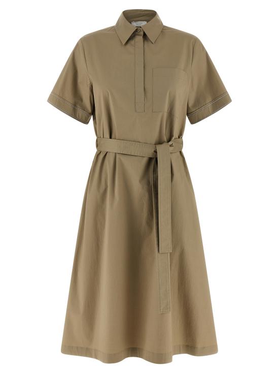 26SS 페세리코 미디 원피스 A0253901979136 Green