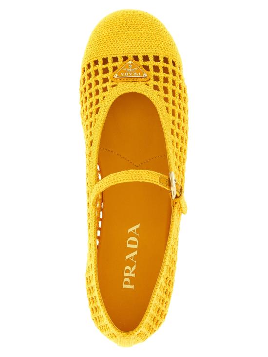 26SS 프라다 플랫 슈즈 1F364OF0052F46F0377 Yellow - PRADA