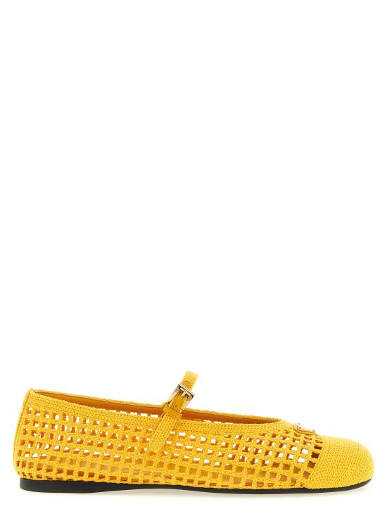 26SS 프라다 플랫 슈즈 1F364OF0052F46F0377 Yellow