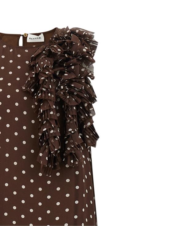 26SS 파로쉬 롱 원피스 D726163PALLINA808 Brown - PAROSH