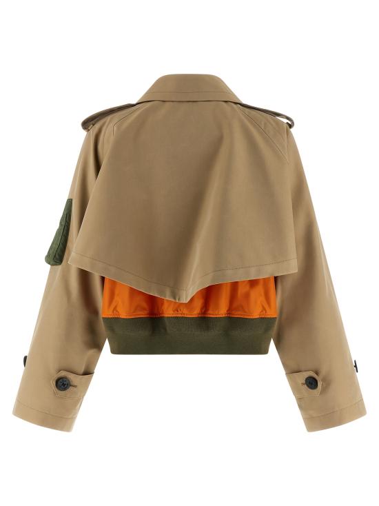 26SS 사카이 트렌치 코트 SCW319651 Beige - SACAI