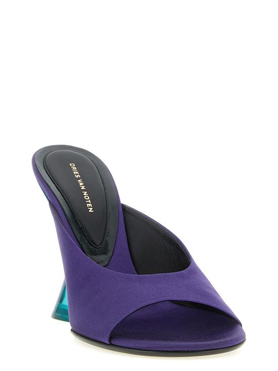 26SS 드리스 반 노튼 힐/펌프스 2610117553304444 Purple - DRIES VAN NOTEN