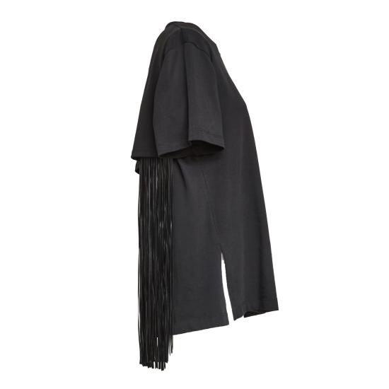 25FW 스포트막스 반팔 티셔츠 2522946045600 003 NERO - SPORTMAX