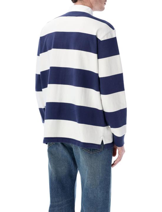 26SS 랄프 로렌 폴로 티셔츠 710A13051 001 WHITE NAVY - RALPH LAUREN