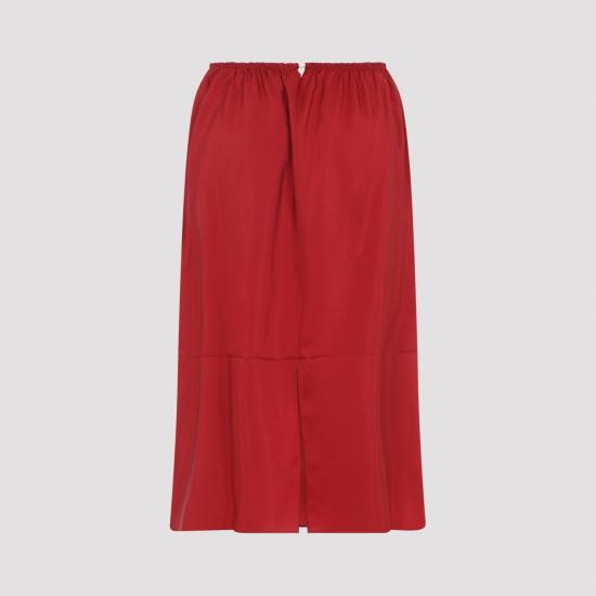 26SS 까르벵 미디 스커트 6261K21058 N206 ENGLISH ROSE RED - CARVEN