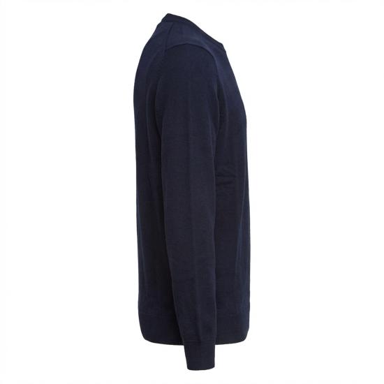 26SS 폴로 랄프로렌 포니 로고 자수 피마 코튼 스웨터 710684957001 001 BLU - POLO RALPH LAUREN