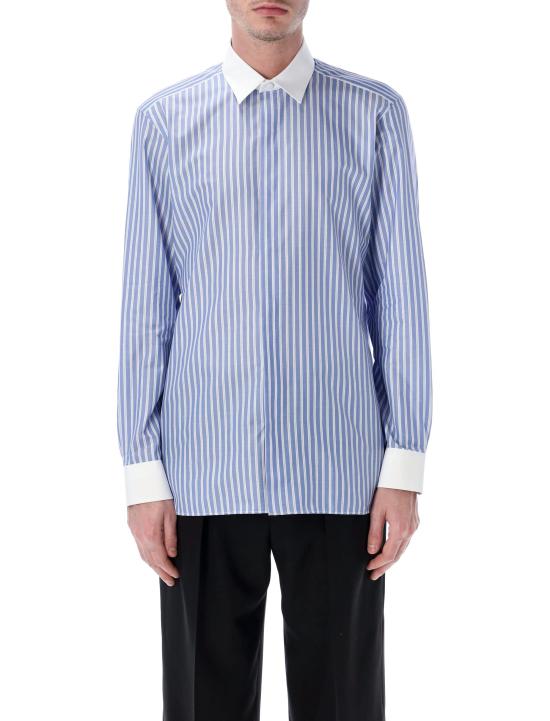 26SS 톰포드 셔츠 HLBA02C0028 WUC BLUE WHITE STRIPE