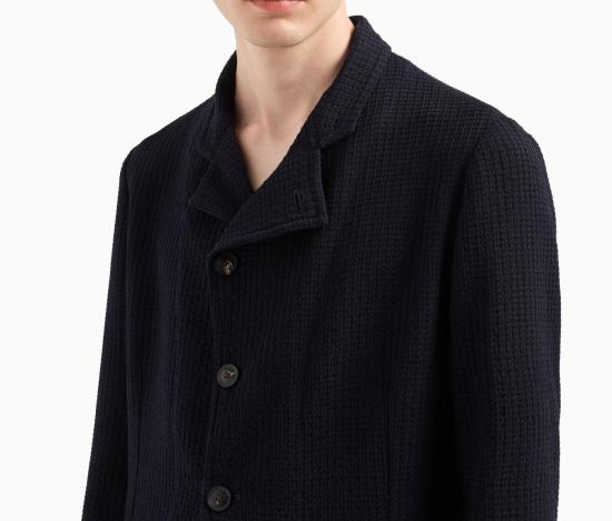 26SS 엠포리오 아르마니 코트 EM000144 TE12889 001 BLACK - EMPORIO ARMANI