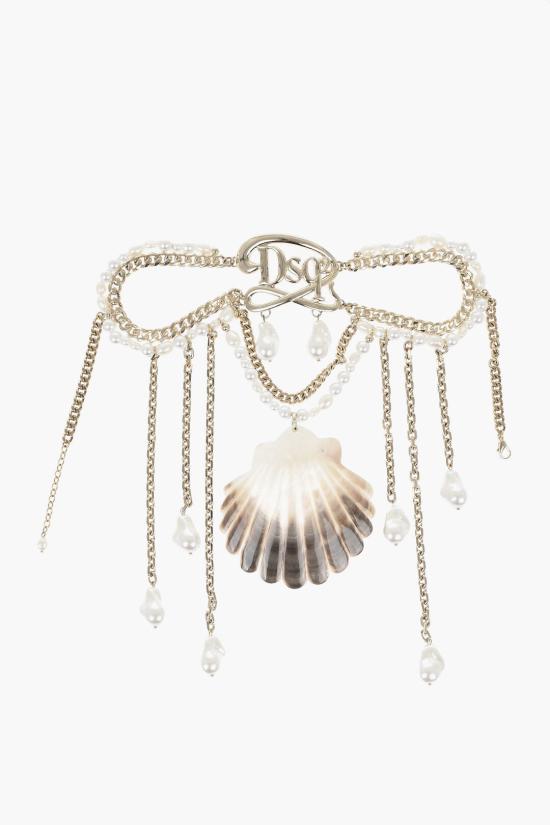  디스퀘어드2 목걸이/팬던트 NEW027537207461M2953 Bianco Oro