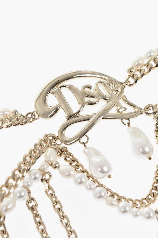  디스퀘어드2 목걸이/팬던트 NEW027537207461M2953 Bianco Oro - DSQUARED2