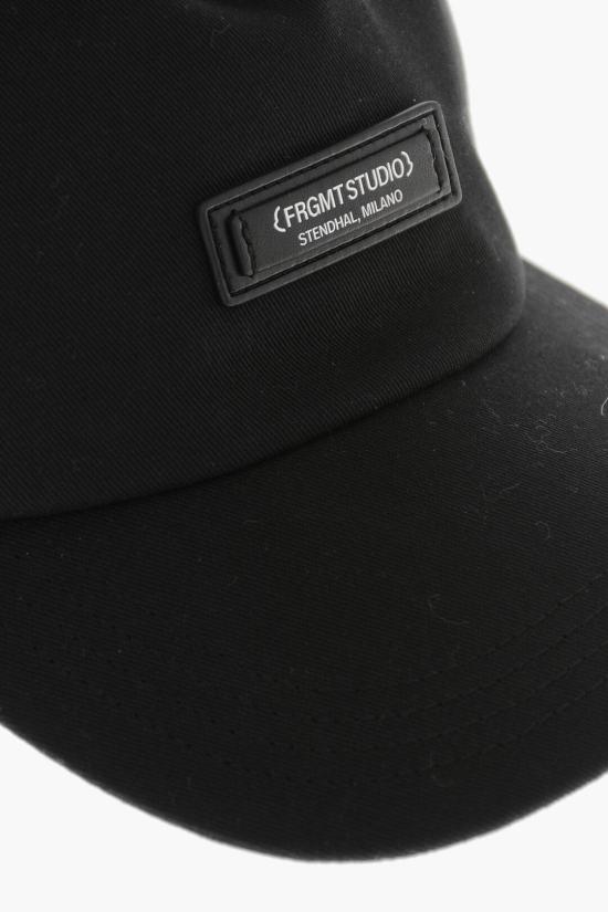  몽클레어 x 프라그먼트 개버딘 베이스볼 캡 3B0000504863 999 Black - MONCLER