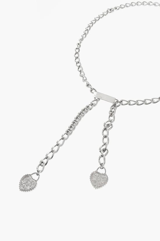  디스퀘어드2 슬림 벨트 BEW041137200001F124 Silver - DSQUARED2