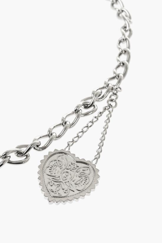  디스퀘어드2 슬림 벨트 BEW041137200001F124 Silver - DSQUARED2