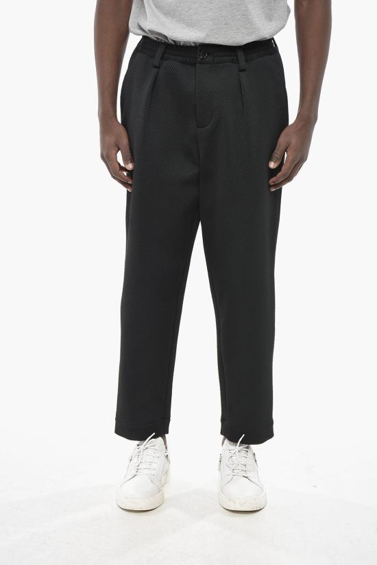  마르니 스트레이트 팬츠 PUMU0017OU TP579 00N99 Black