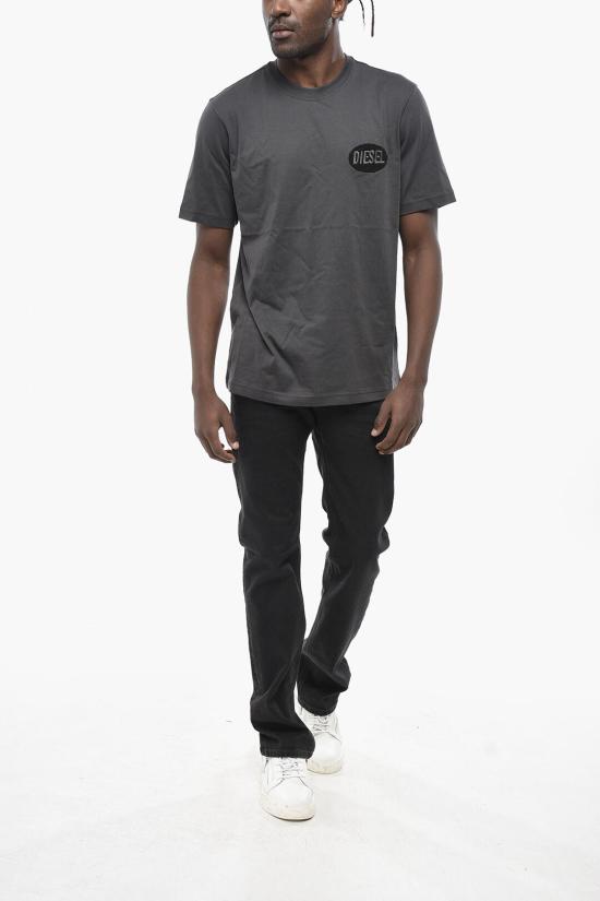  디젤 반팔 티셔츠 A16752 RPATI 93R Gray - DIESEL