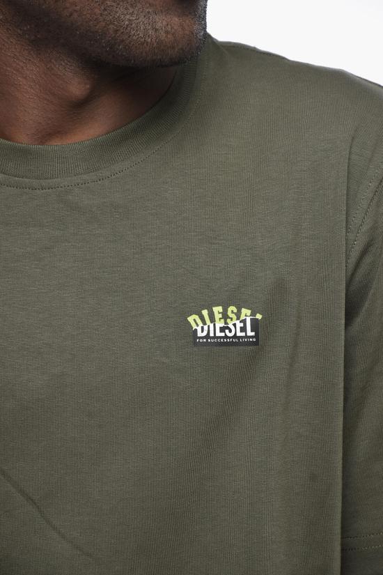  디젤 반팔 티셔츠 A15388 RPATI 5IX Green - DIESEL