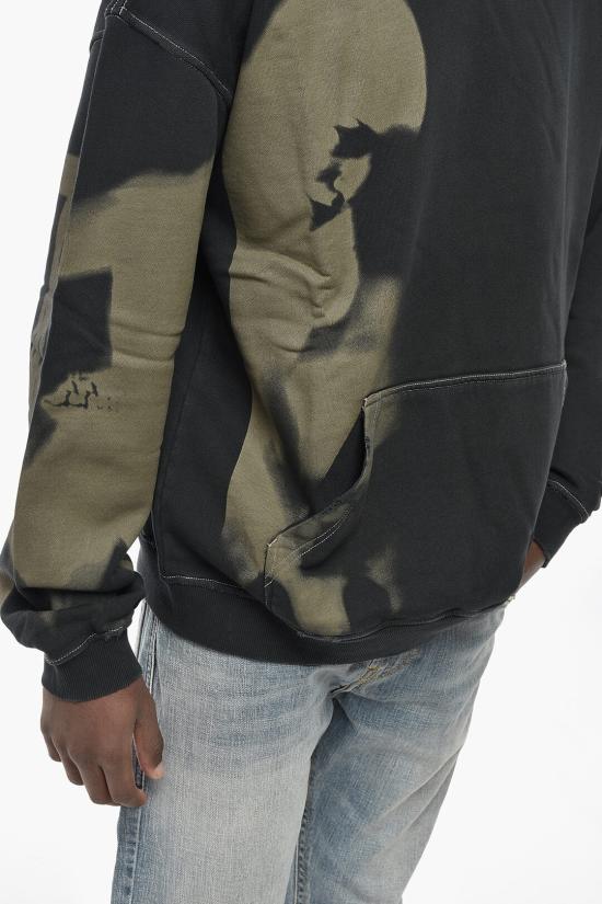 디젤 후드 티셔츠 A12179 0JNAZ 9XX Black - DIESEL