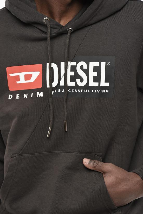  디젤 후드 티셔츠 A00339 0IAJH 93R Black - DIESEL
