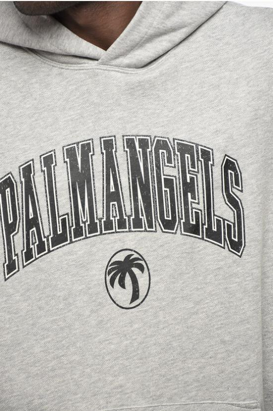  팜앤젤스 후드 티셔츠 PMBB155S25FLE0010810 Gray - PALM ANGELS