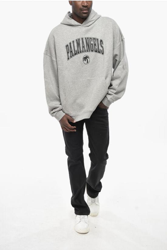  팜앤젤스 후드 티셔츠 PMBB155S25FLE0010810 Gray - PALM ANGELS