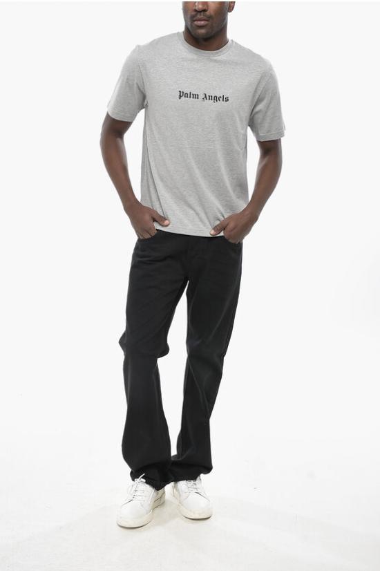  팜앤젤스 반팔 티셔츠 PMAA089C99JER0030810 Gray - PALM ANGELS