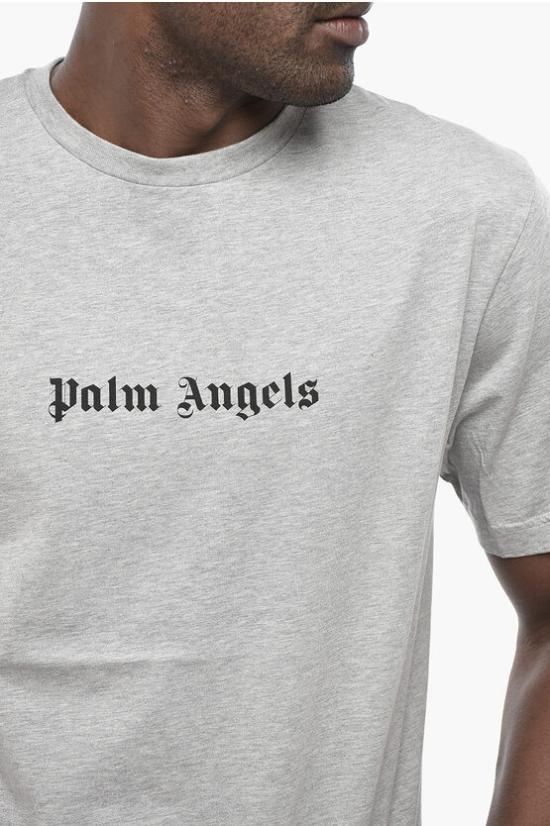  팜앤젤스 반팔 티셔츠 PMAA089C99JER0030810 Gray - PALM ANGELS